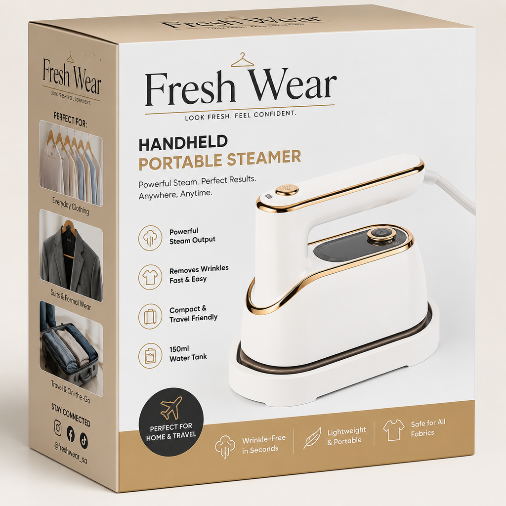 FreshWear SteamGo™ HandHeld Portable Steamer